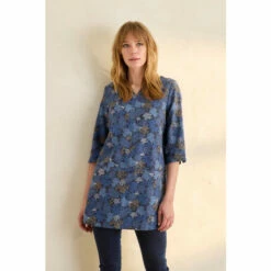 Seasalt Cornwall Blue Flight Path Tunic