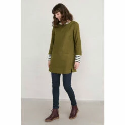 Seasalt Cornwall Green Soft Jersey St. Agnes Clay Tunic