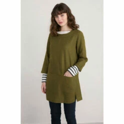 Seasalt Cornwall Green Soft Jersey St. Agnes Clay Tunic -Seasalt Shop unnamed file 1103