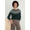 Seasalt Cornwall Green Camber Rocks Jumper