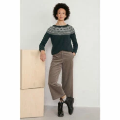 Seasalt Cornwall Green Camber Rocks Jumper -Seasalt Shop unnamed file 1126