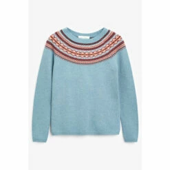 Seasalt Cornwall Blue Buck's Horn Jumper
