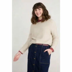 Seasalt Cornwall Natural Knitted Makers Jumper