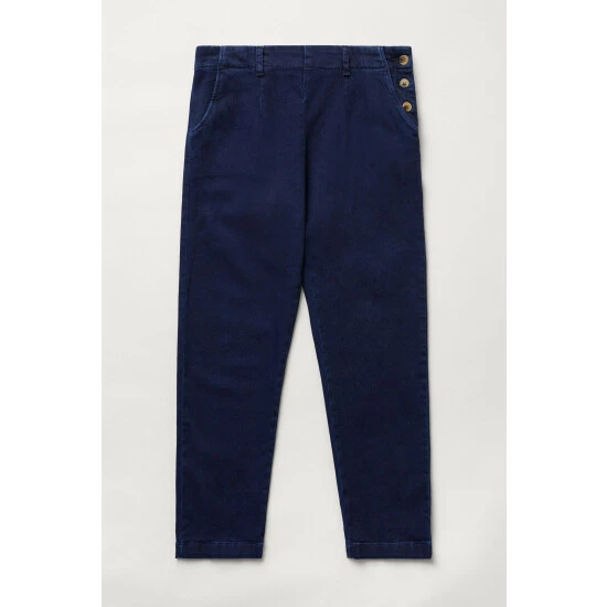 Seasalt Cornwall Blue Dark Indigo Wash Waterdance Trousers 4 Seasalt Cornwall Blue Dark Indigo Wash Waterdance Trousers - Image 4