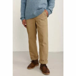 Seasalt Cornwall Mens Natural Journeyman Trousers