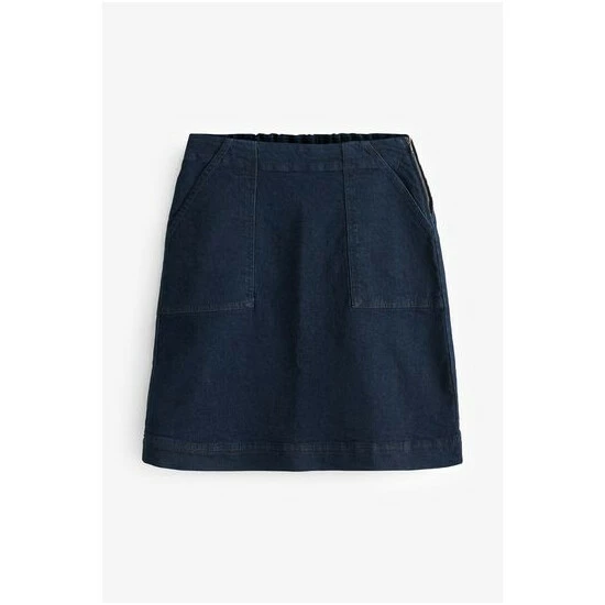 Seasalt Cornwall A-Line Blue May's Rock Skirt 2 Seasalt Cornwall A-Line Blue May's Rock Skirt - Image 2