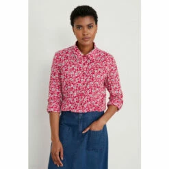 Seasalt Cornwall Red Organic Cotton Larissa Shirt
