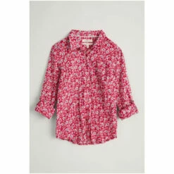 Seasalt Cornwall Red Organic Cotton Larissa Shirt -Seasalt Shop unnamed file 1420