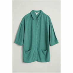 Seasalt Cornwall Green Longline Sami Shirt -Seasalt Shop unnamed file 1437