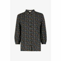 Seasalt Cornwall Three Quarter Sleeve Embrace Black Shirt