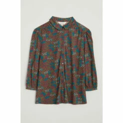 Seasalt Cornwall Navy Blue Three Quarter Sleeve Embrace Shirt -Seasalt Shop unnamed file 1478