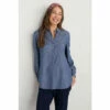 Seasalt Cornwall Blue Cutting Garden Shirt