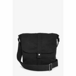 Seasalt Cornwall Cotton Canvas Coombe Black Cross-Body Bag