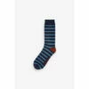 Seasalt Cornwall Mens Blue Bamboo Striped Sailor Socks