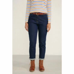 Seasalt Cornwall Navy Blue Hallworthy Slim Jeans