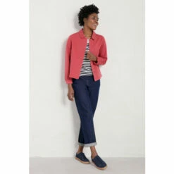 Seasalt Cornwall Pink Button-Up Coombe Lane Jacket -Seasalt Shop unnamed file 1692