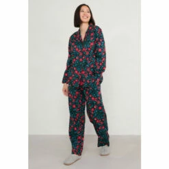 Seasalt Cornwall Simple Stars Black Pyjamas