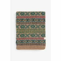 Seasalt Cornwall Mens Natural Patterned Wind Carved Scarf