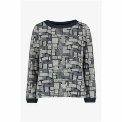 Seasalt Cornwall Blue Sweatshirt Paved Path Top -Seasalt Shop unnamed file 1857