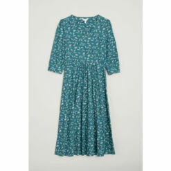 Seasalt Cornwall Tall Green Rose House Dress -Seasalt Shop unnamed file 197