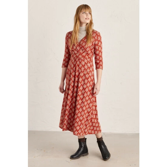 Seasalt Cornwall Tall Orange Chacewater Dress 1 Seasalt Cornwall Tall Orange Chacewater Dress