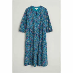 Seasalt Cornwall Petite Blue Midi Coastal Flower Dress -Seasalt Shop unnamed file 23