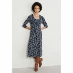 Seasalt Cornwall Blue Seed Packet Dress