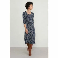 Seasalt Cornwall Petite Navy Blue Seed Packet Dress -Seasalt Shop unnamed file 291