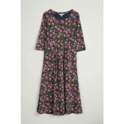 Seasalt Cornwall Blue Midi Veronica Dress -Seasalt Shop unnamed file 3