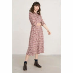 Seasalt Cornwall Red Felicity Midi Dress