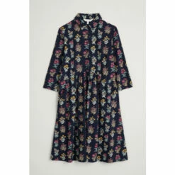 Seasalt Cornwall Blue Gathered Waist Wood Rush Dress -Seasalt Shop unnamed file 332