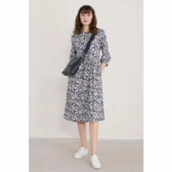 Seasalt Cornwall Midi Blue Chycarne Dress