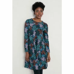 Seasalt Cornwall Blue Tall Teal Sea Mirror Dress