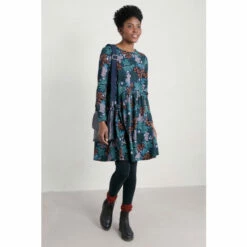 Alternative view of Seasalt Cornwall Blue Tall Teal Sea Mirror Dress