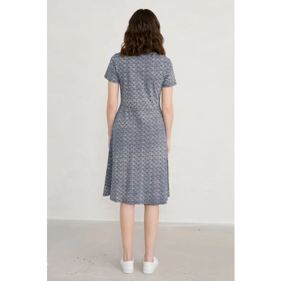 Seasalt Cornwall Tall Blue Floral Enor Dress 3 Seasalt Cornwall Tall Blue Floral Enor Dress - Image 3