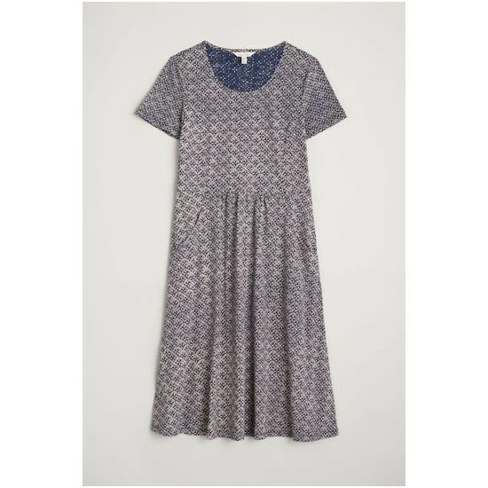 Seasalt Cornwall Tall Blue Floral Enor Dress 6 Seasalt Cornwall Tall Blue Floral Enor Dress - Image 6