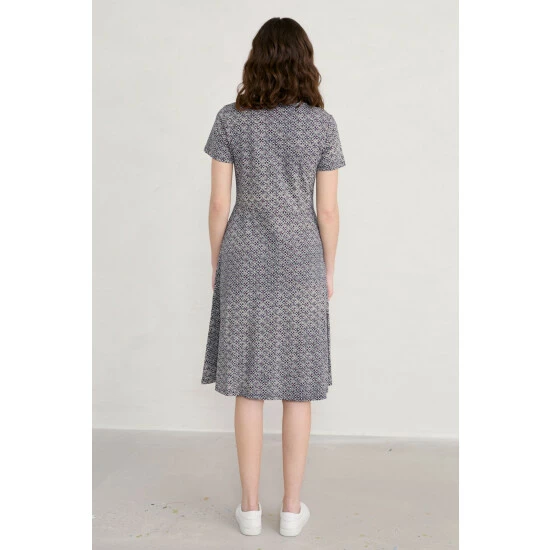 Seasalt Cornwall Blue Floral Enor Dress 2 Seasalt Cornwall Blue Floral Enor Dress - Image 2