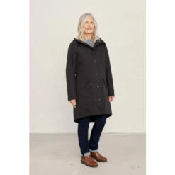 Seasalt Cornwall Petite Plant Hunter 2 Coat Black