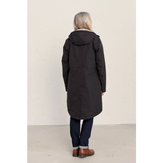 Seasalt Cornwall Petite Plant Hunter 2 Coat Black 2 Seasalt Cornwall Petite Plant Hunter 2 Coat Black - Image 2