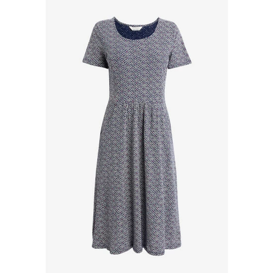 Seasalt Cornwall Blue Floral Enor Dress 4 Seasalt Cornwall Blue Floral Enor Dress - Image 4