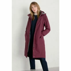 Seasalt Cornwall Pink Waterproof Janelle Coat