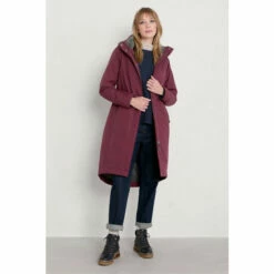 Alternative view of Seasalt Cornwall Pink Waterproof Janelle Coat