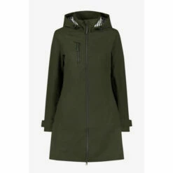 Seasalt Cornwall Green Waterproof Coverack Coat