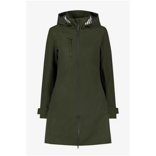 Seasalt Cornwall Green Waterproof Coverack Coat 2 Seasalt Cornwall Green Waterproof Coverack Coat - Image 2
