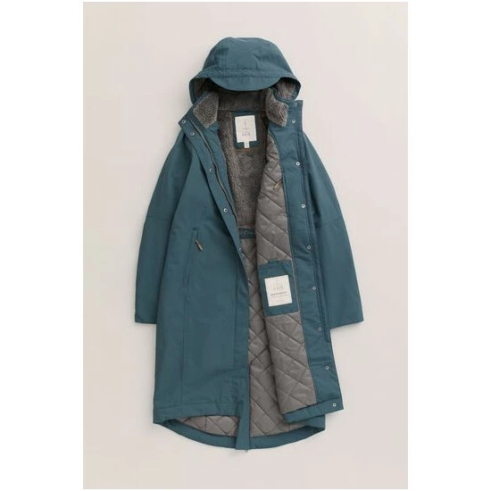 Seasalt Cornwall Tall Blue Janelle Coat 6 Seasalt Cornwall Tall Blue Janelle Coat - Image 6