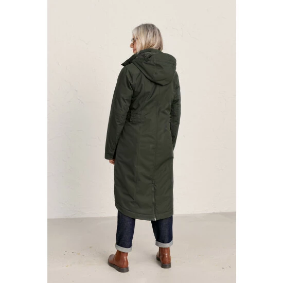 Seasalt Cornwall Petite Green Janelle Coat 2 Seasalt Cornwall Petite Green Janelle Coat - Image 2