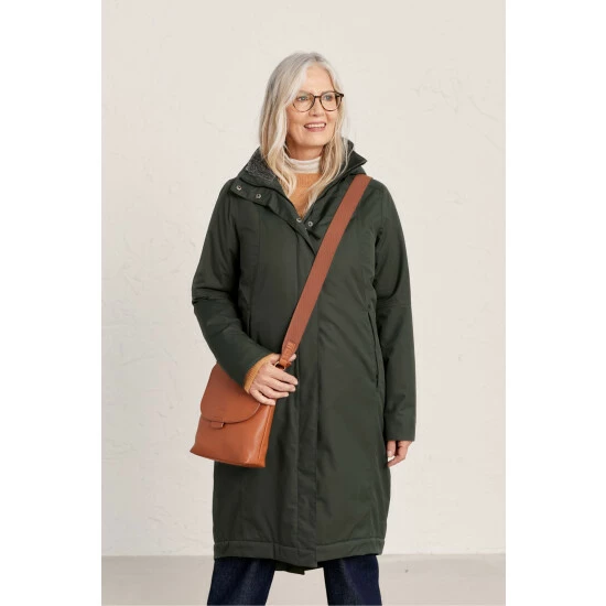 Seasalt Cornwall Petite Green Janelle Coat 3 Seasalt Cornwall Petite Green Janelle Coat - Image 3