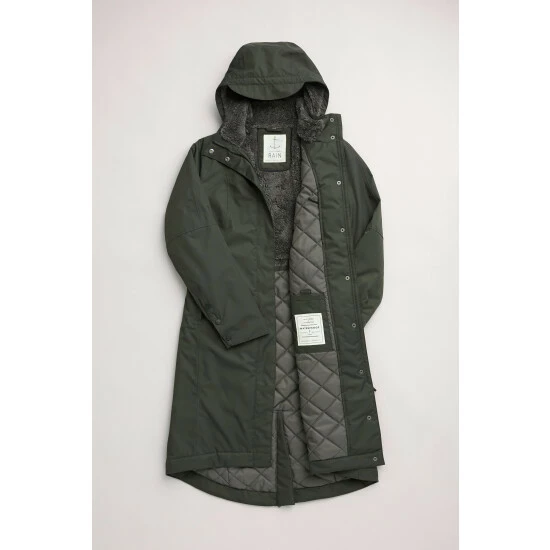 Seasalt Cornwall Petite Green Janelle Coat 4 Seasalt Cornwall Petite Green Janelle Coat - Image 4