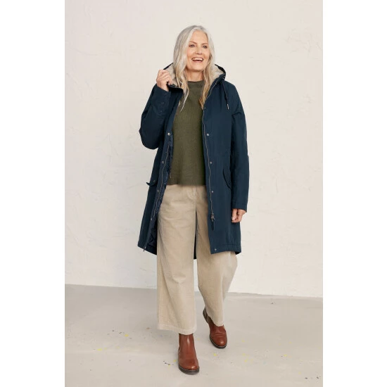 Seasalt Cornwall Tall Plant Hunter 2 Coat Blue 4 Seasalt Cornwall Tall Plant Hunter 2 Coat Blue - Image 4