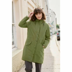 Seasalt Cornwall Green Waterproof Plant Hunter 2 Coat
